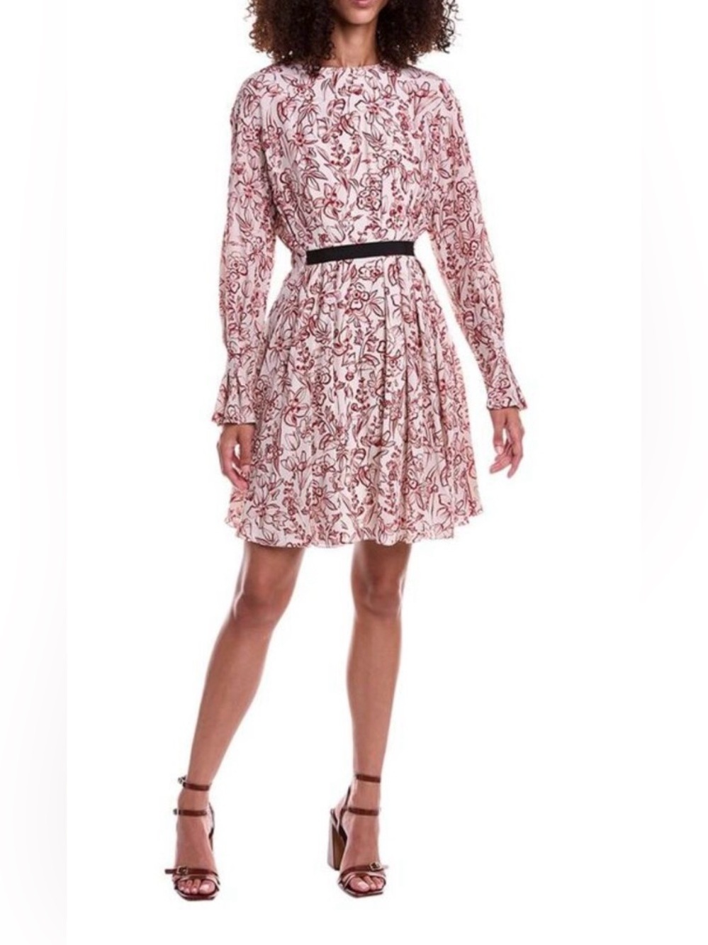 Jason Wu Pleated Silk Mini Dress